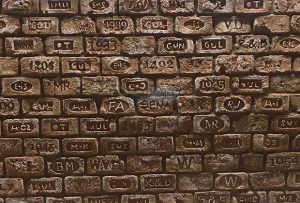 scritto macizo dekoratif tugla panel